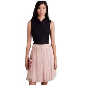 HD in Paris Black and Pink Mini Dress